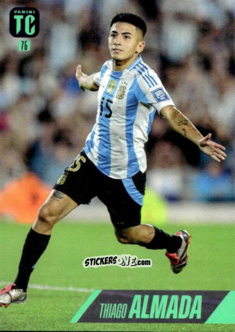 Sticker Thiago Almada - FIFA Top Class 2025
 n. 75 - Panini