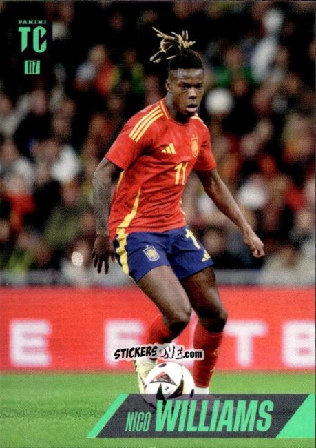 Cromo Nico Williams - FIFA Top Class 2025
 n. 117 - Panini