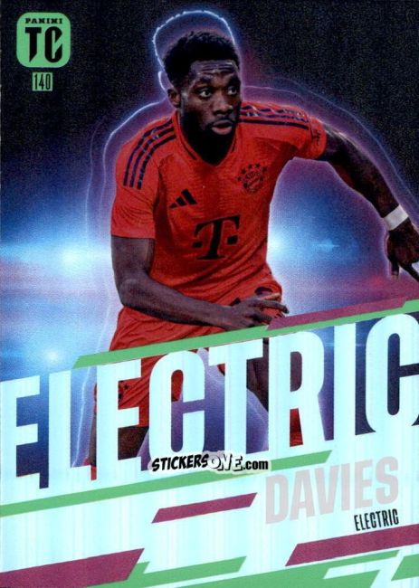 Cromo Alphonso Davies - FIFA Top Class 2025
 n. 140 - Panini