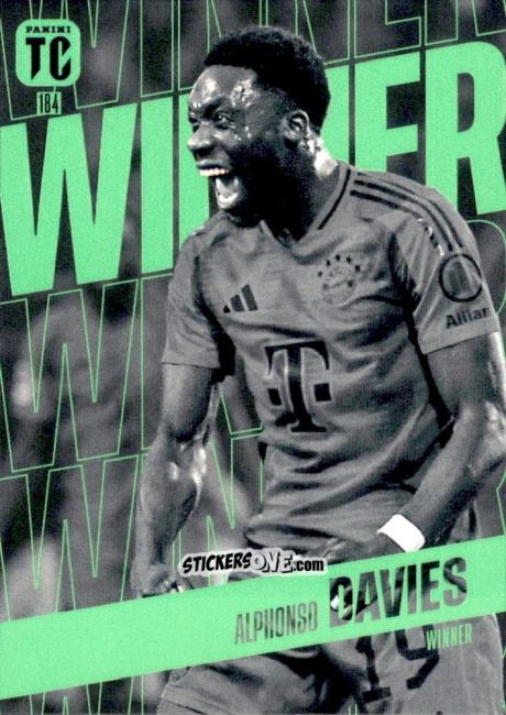 Cromo Alphonso Davies - FIFA Top Class 2025
 n. 184 - Panini