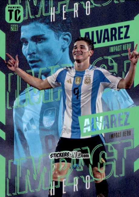 Cromo Julián Álvarez - FIFA Top Class 2025
 n. 209 - Panini