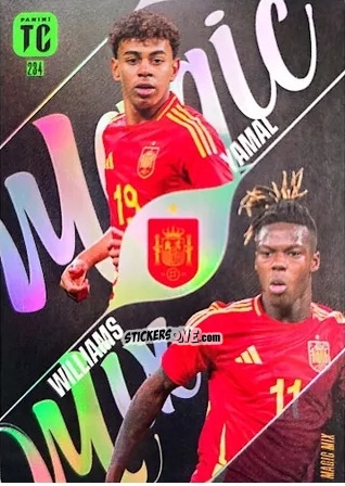 Sticker Lamine Yamal / Nico Williams - FIFA Top Class 2025
 n. 234 - Panini