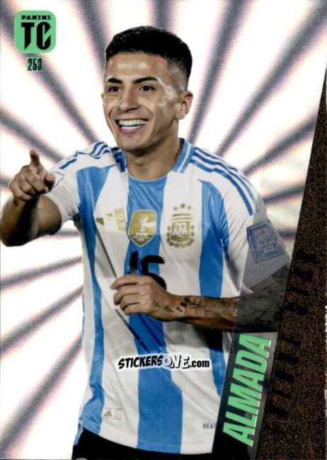 Sticker Thiago Almada - FIFA Top Class 2025
 n. 253 - Panini