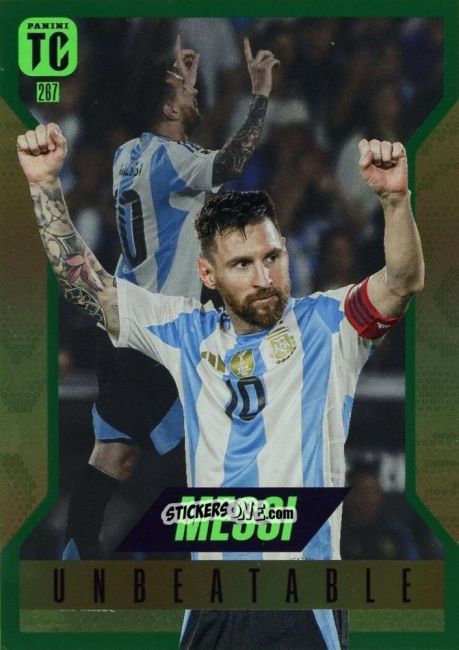 Cromo Lionel Messi - FIFA Top Class 2025
 n. 267gl - Panini