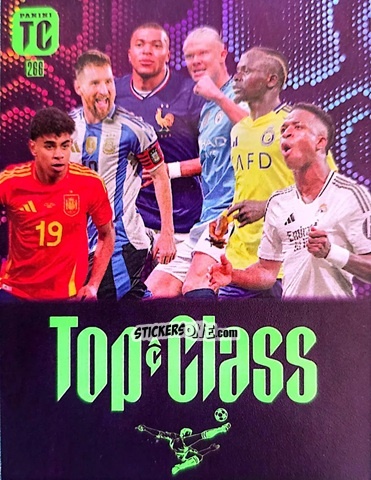 Sticker Yamal / Messi / Mbappé / Haaland / Sanè / Vinicius - FIFA Top Class 2025
 n. 266 - Panini