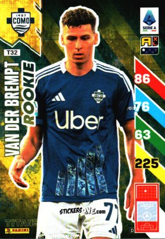 Sticker Ignace van der Brempt - Calciatori 2024-2025. Adrenalyn XL TITANS
 n. T32 - Panini