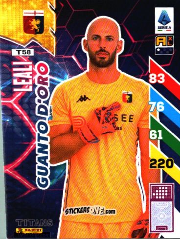 Sticker Nicola Leali - Calciatori 2024-2025. Adrenalyn XL TITANS
 n. T58 - Panini