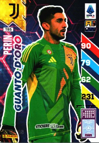 Sticker Mattia Perin - Calciatori 2024-2025. Adrenalyn XL TITANS
 n. T85 - Panini