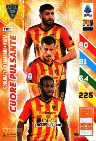 Sticker Lassana CouIibaIy / YIber Ramadani / Hamza Rafia - Calciatori 2024-2025. Adrenalyn XL TITANS
 n. T101 - Panini