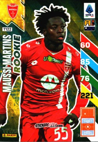 Sticker Kevin Martins - Calciatori 2024-2025. Adrenalyn XL TITANS
 n. T122 - Panini