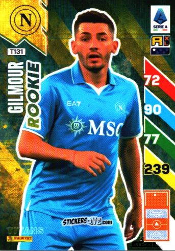 Sticker Billy Gilmour - Calciatori 2024-2025. Adrenalyn XL TITANS
 n. T131 - Panini