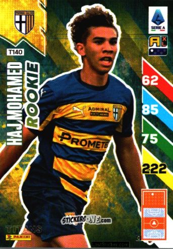 Sticker Anas Haj Mohamed - Calciatori 2024-2025. Adrenalyn XL TITANS
 n. T140 - Panini
