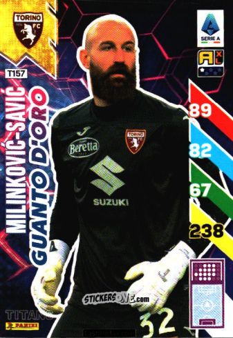 Sticker Vanja Milinković-Savić - Calciatori 2024-2025. Adrenalyn XL TITANS
 n. T157 - Panini