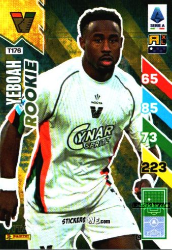Sticker John Yeboah - Calciatori 2024-2025. Adrenalyn XL TITANS
 n. T176 - Panini