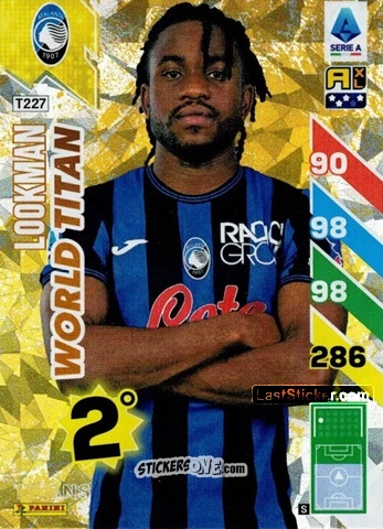 Sticker Ademola Lookman - Calciatori 2024-2025. Adrenalyn XL TITANS
 n. T227 - Panini