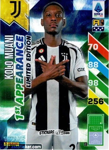 Sticker Randal Kolo Muani - Calciatori 2024-2025. Adrenalyn XL TITANS
 n. LEF2 - Panini
