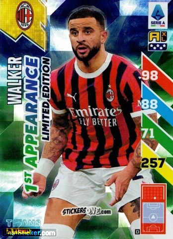 Sticker Kyle Walker - Calciatori 2024-2025. Adrenalyn XL TITANS
 n. LEF3 - Panini