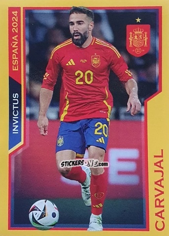 Sticker Carvajal - Jugon Invictus España 2024
 n. 4 - Panini