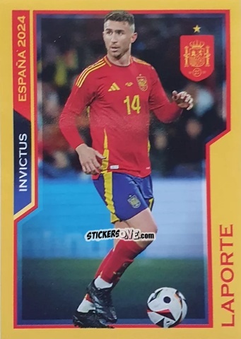 Sticker Laporte - Jugon Invictus España 2024
 n. 7 - Panini