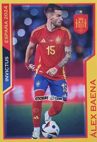Sticker Álex Baena - Jugon Invictus España 2024
 n. 18 - Panini