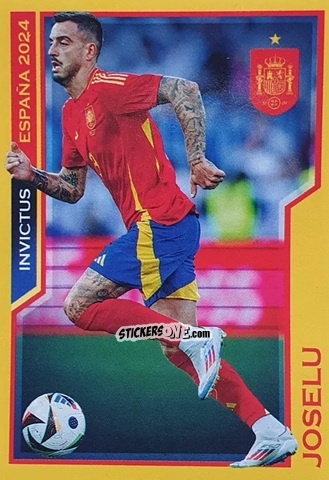 Sticker Joselu - Jugon Invictus España 2024
 n. 25 - Panini