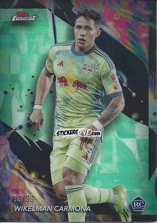 Sticker Wikelman  Carmona  - Finest MLS 2024-2025
 n. 78 - Topps