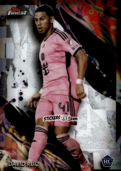 Sticker David  Ruíz  - Finest MLS 2024-2025
 n. 136 - Topps