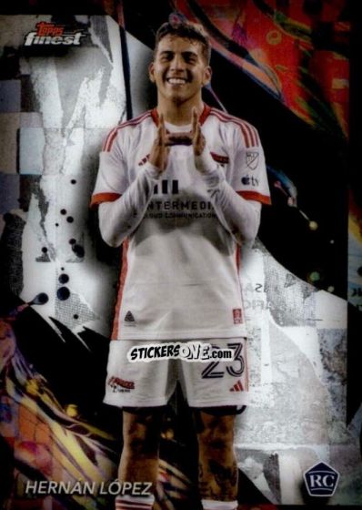 Sticker Hernán  López  - Finest MLS 2024-2025
 n. 143 - Topps