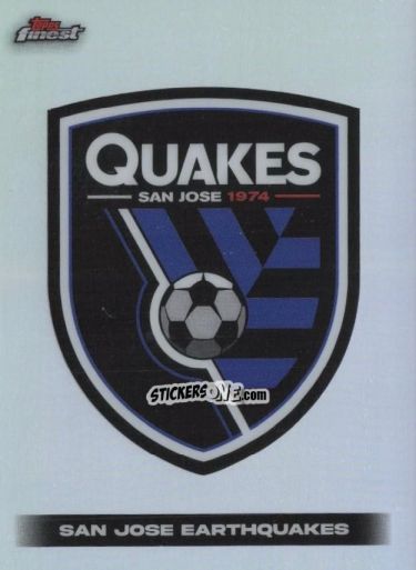 Cromo Earthquakes San Jose Earthquakes  - Finest MLS 2024-2025
 n. TL-24 - Topps