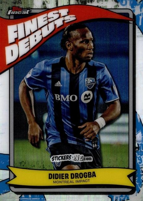 Sticker Didier  Drogba  - Finest MLS 2024-2025
 n. FD-4 - Topps