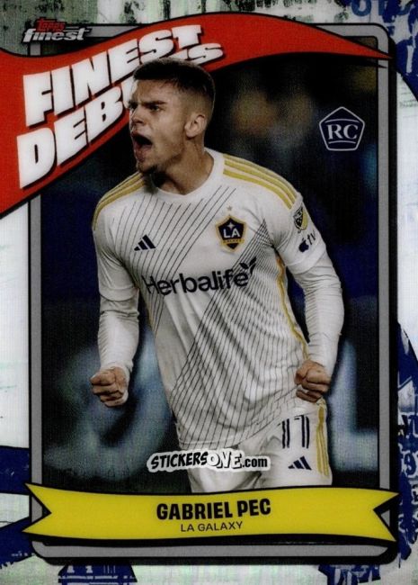 Sticker Gabriel  Pec  - Finest MLS 2024-2025
 n. FD-11 - Topps
