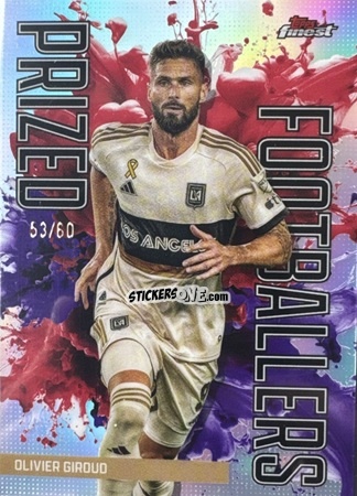Sticker Olivier  Giroud  - Finest MLS 2024-2025
 n. PF-15 - Topps