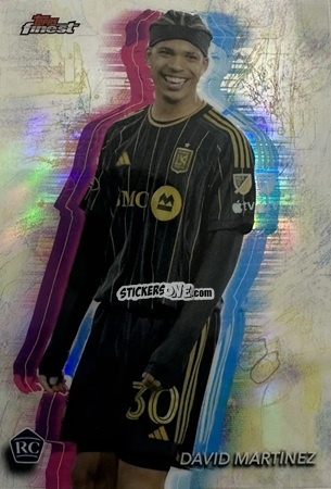 Cromo David  Martínez  - Finest MLS 2024-2025
 n. 8 - Topps