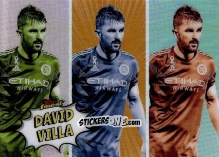 Cromo David Villa - Finest MLS 2024-2025
 n. PA-5 - Topps