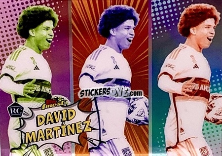 Cromo David  Martínez  - Finest MLS 2024-2025
 n. PA-8 - Topps