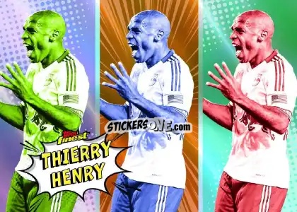 Sticker Thierry  Henry  - Finest MLS 2024-2025
 n. PA-12 - Topps