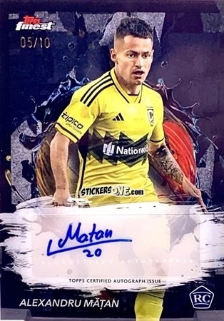 Sticker Alexandru  Mățan  - Finest MLS 2024-2025
 n. BA-AM - Topps