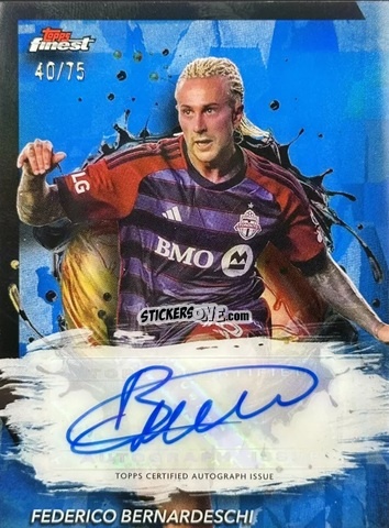 Sticker Federico  Bernardeschi  - Finest MLS 2024-2025
 n. BA-FB - Topps