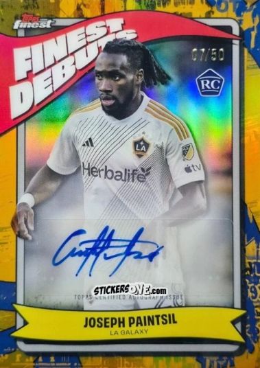 Sticker Joseph  Paintsil  - Finest MLS 2024-2025
 n. FDA-JP - Topps