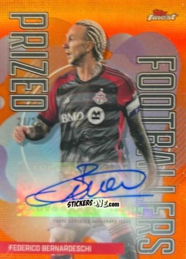 Sticker Federico  Bernardeschi  - Finest MLS 2024-2025
 n. PFA-FB - Topps