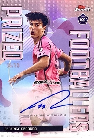 Sticker Federico  Redondo  - Finest MLS 2024-2025
 n. PFA-FR - Topps