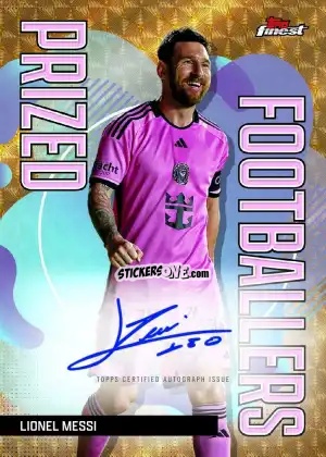 Sticker Lionel  Messi  - Finest MLS 2024-2025
 n. PFA-LM - Topps