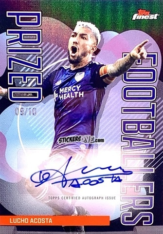 Sticker Lucho  Acosta  - Finest MLS 2024-2025
 n. PFA-LU - Topps
