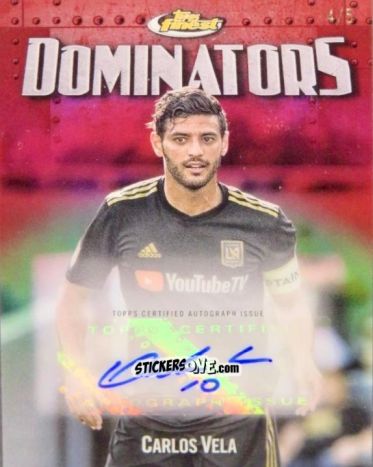 Figurina Carlos  Vela  - Finest MLS 2024-2025
 n. DOM-CV - Topps