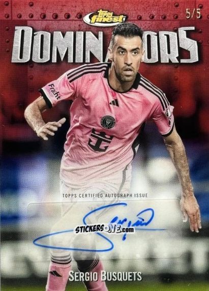 Cromo Sergio  Busquets  - Finest MLS 2024-2025
 n. DOM-SB - Topps