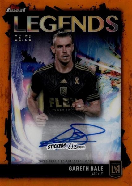 Sticker Gareth  Bale  - Finest MLS 2024-2025
 n. FLA-GB - Topps