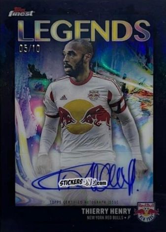 Sticker Thierry  Henry  - Finest MLS 2024-2025
 n. FLA-TH - Topps