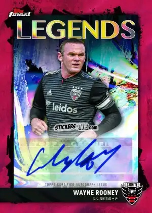 Sticker Wayne  Rooney  - Finest MLS 2024-2025
 n. FLA-WR - Topps