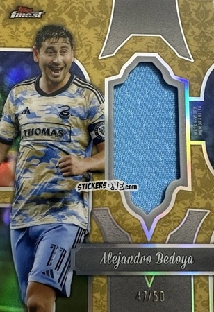 Sticker Alejandro  Bedoya  - Finest MLS 2024-2025
 n. FF-AB - Topps