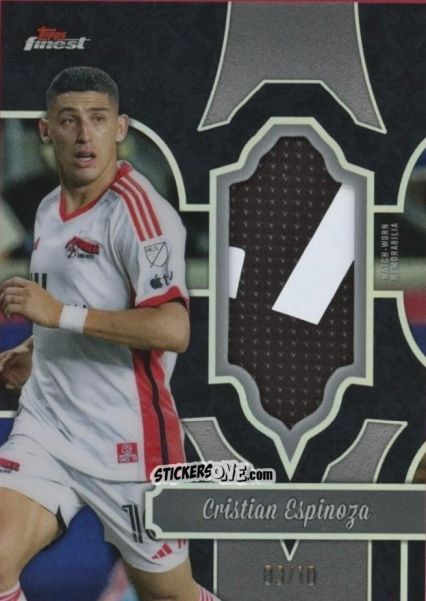 Sticker Cristian  Espinoza  - Finest MLS 2024-2025
 n. FF-CE - Topps